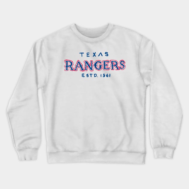 Texas Rangers 04 Crewneck Sweatshirt by Very Simple Graph